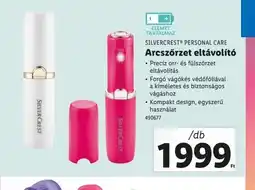 Lidl Silvercrest Personal Care Arcszőrzet eltávolít ajánlat
