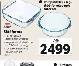 Lidl Pyrex Daily Sütőforma ajánlat