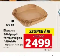 Lidl Masterpro Sütőpapír ajánlat
