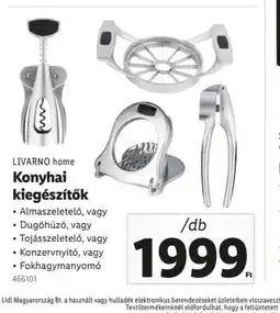 Lidl Livarno home Konyhai kiegészítők ajánlat