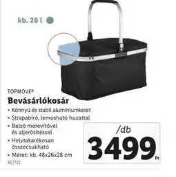 Lidl Topmove Bevásárlkosár ajánlat