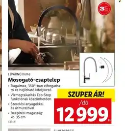 Lidl Livarno Home Mosogat-csaptelep ajánlat