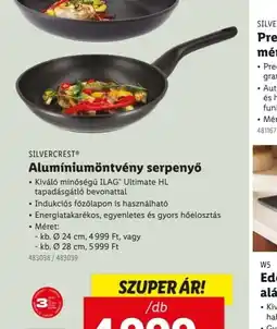 Lidl Silvercrest Alum Ft-tólniumöntvény Serpenyő ajánlat