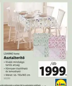 Lidl Livarno home Asztalterítő ajánlat