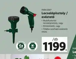 Lidl Parkside Locsolpisztoly / esőztető ajánlat