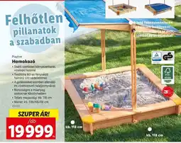 Lidl Playtive Homokoz ajánlat
