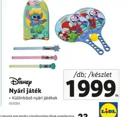 Lidl Disney Nyári Játék ajánlat