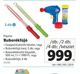 Lidl Playtive Buborékfúj ajánlat