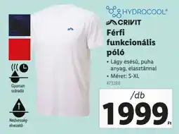 Lidl Férfi funkcionális póló ajánlat