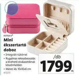 Lidl Mini ékszertartó doboz ajánlat