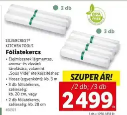 Lidl SILVERCREST Kitchen Tools Fóliatekercs ajánlat