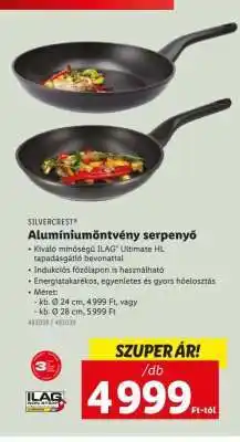 Lidl SILVERCREST Alumíniumöntvény serpenyő ajánlat