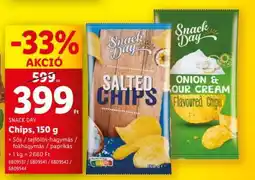 Lidl SNACK DAY Chips, 150 g ajánlat