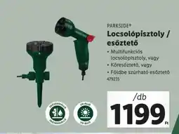 Lidl PARKSIDE Locsolópisztoly / esőztető ajánlat