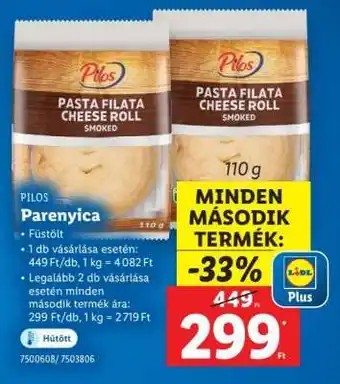 Lidl Pilos Parenyica ajánlat