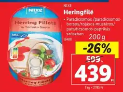 Lidl Heringfilé ajánlat