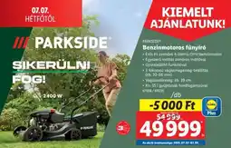 Lidl PARKSIDE Benzinmotoros fűnyíró ajánlat