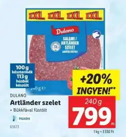 Lidl Dulano Artländer szelet ajánlat