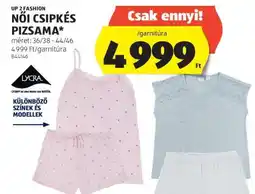 ALDI Női csipkés pizsama ajánlat