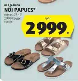 ALDI UP 2 FASHION NŐI PAPUCS ajánlat