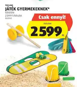 ALDI TOYLINQ JÁTÉK GYERMEKEKNEK ajánlat