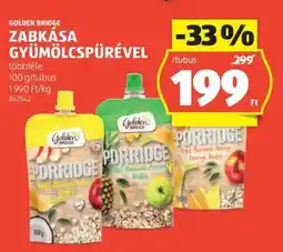ALDI GOLDEN BRIDGE ZABKÁSA GYÜMÖLCSPÜRÉVEL ajánlat