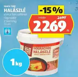 ALDI SNACK TIME HALÁSZLÉ ajánlat