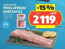 ALDI ALMARE SEAFOOD FRISS AFRIKAI HARCSAFILÉ ajánlat