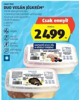 ALDI DUO VEGÁN JÉGKRÉM ajánlat