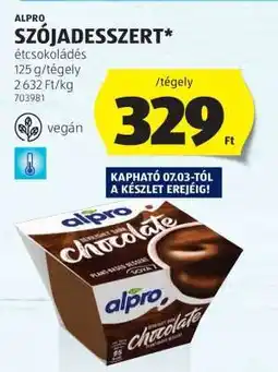 ALDI ALPRO Szójadesszert ajánlat