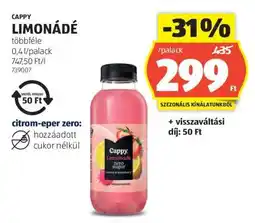ALDI CAPPY Limonádé ajánlat
