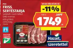 ALDI Friss sertéstarja ajánlat