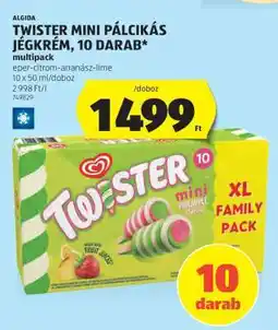 ALDI Twister Mini Pálcikás Jégkrém, 10 darab ajánlat