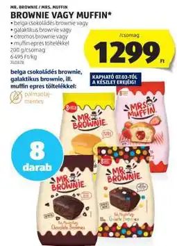 ALDI BROWNIE VAGY MUFFIN ajánlat