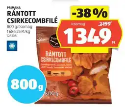 ALDI PRIMANA RÁNTOTT CSIRKECOMBFILÉ ajánlat
