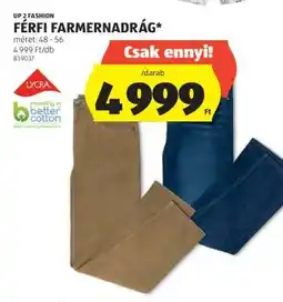 ALDI Férfi farmernadrág ajánlat