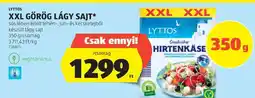 ALDI LYTTOS XXL GÖRÖG LÁGY SAJT ajánlat