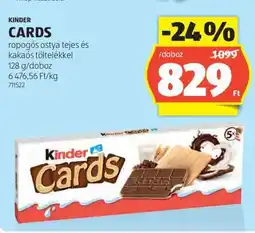 ALDI KINDER Cards ajánlat