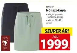 Lidl esmara Női szoknya ajánlat