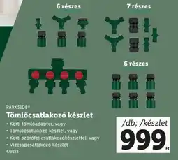 Lidl PARKSIDE Tömlőcsatlakozó készlet ajánlat
