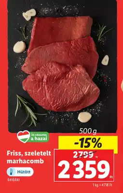 Lidl Friss, szeletelt marhacomb ajánlat
