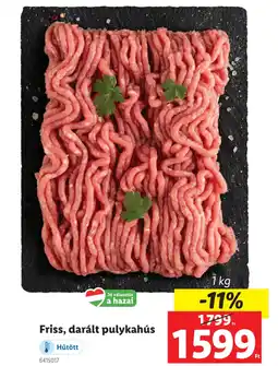 Lidl Friss, darált pulykahús ajánlat