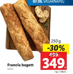 Lidl Francia bagett ajánlat