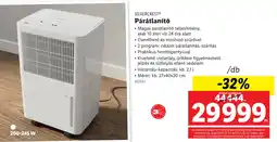 Lidl Silvercrest párátlanító ajánlat