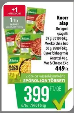 Coop Knorr alap ajánlat