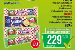Coop PÖTTYÖS Túró Rudi ajánlat