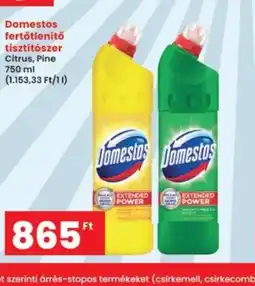 Interspar Domestos fertőtlenítő tisztítszer ajánlat