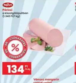 Interspar Regnum Párizsi ajánlat
