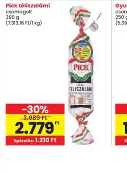 Interspar Pick téliszalámi ajánlat