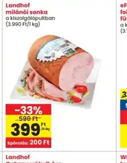 Interspar Landhof miláni sonka ajánlat